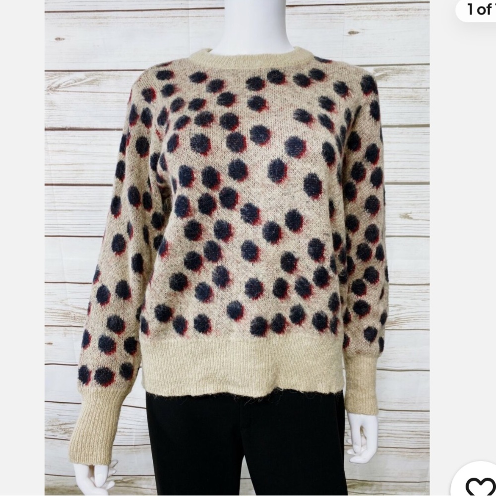 Women's Peices Sweater - Cream and Black
